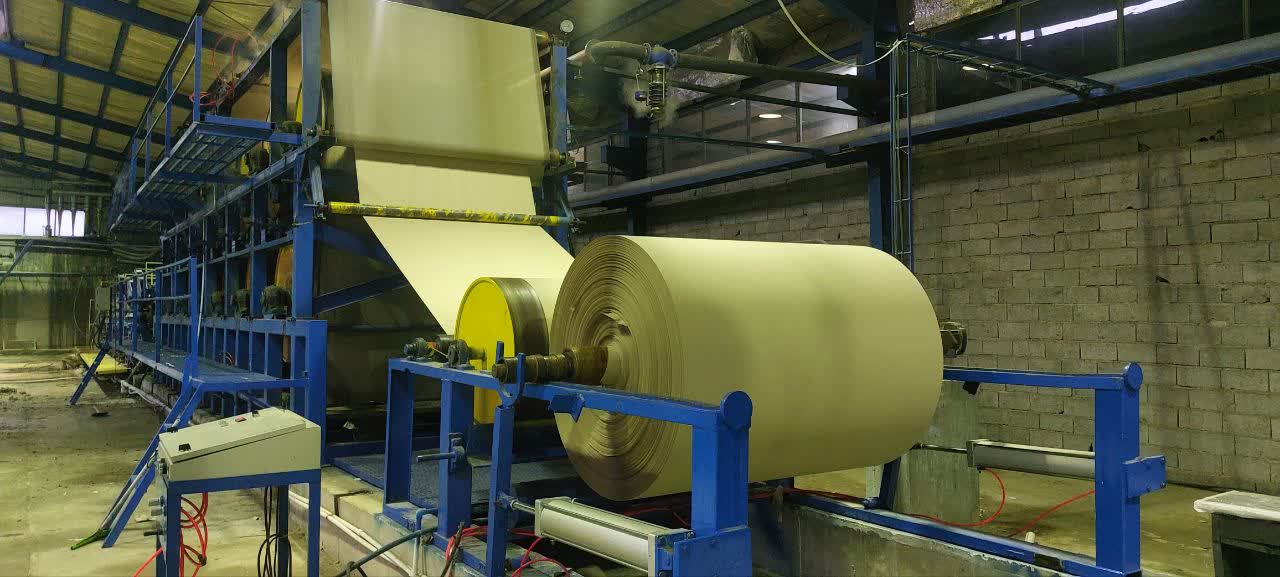 تولید و فروش کاغذ لاینر کارخانه کاغذسازی باباپور در تبریز